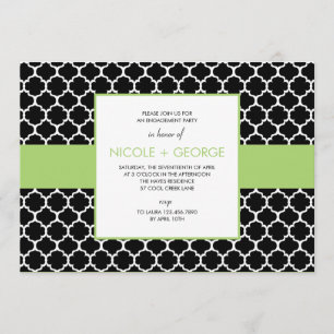 Chic Band General Party Invitation (Green Apple)
