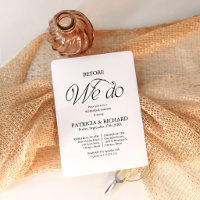 Chic Before We Do Wedding Rehearsal Dinner