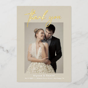 Chic Beige wedding photos handlettering Script