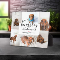 Chic Best Dog Ever | Photo Collage Pet Loss