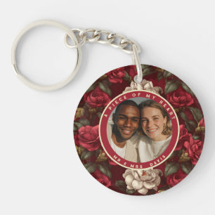Chic Best Friend Gifts Custom Photo Keychain