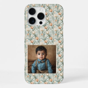 Chic Birthday Gift Tulip Flower Photo iPhone 16 Pro Max Case