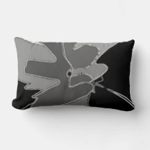 Chic Black and Grey Abstract Art Modern