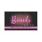 Chic Black and Neon Pink Hair Braiding Salon Photo