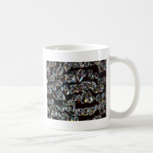 Chic Black Diamond Chrystal Abstract Pattern Gifts Coffee Mug