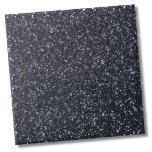 Chic Black Glitter Sparkle Tile<br><div class="desc">Stylish Glam Fashion Faux Black Glitter Pattern Ceramic Tile. Go for a simple black glitter look, or use this background to customize your own logo or initials! Please note this is a digital glitter and has no texture. How cute would these black tiles look in a salon, a glamourous bathroom,...</div>