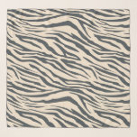 Chic Black Ivory Zebra Pattern Scarf<br><div class="desc">Chic chiffon scarf with a stylish off-black and ivory zebra pattern. Elegant and fashionable design. Exclusively designed for you by Happy Dolphin Studio. If you need any help or matching products, please contact us at happydolphinstudio@outlook.com.</div>