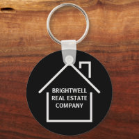 Chic Black Real Estate Company Personalized