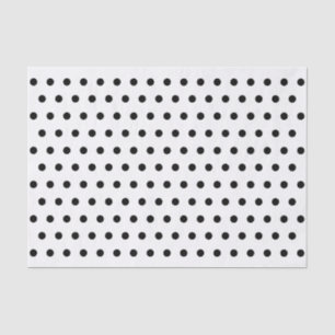 Chic Black White Polka Dots Cool Pattern Gift Wrap Tissue Paper