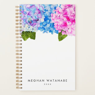 Chic bleu rose Floral Hydrangea Garden