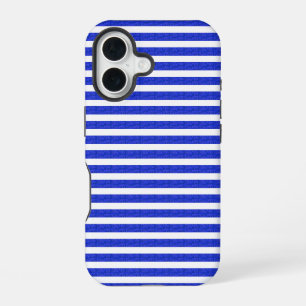 Chic Blue Geometric Phone Case