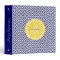 Chic blue greek key geometric patterns monogram
