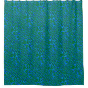 Chic Blue Green Underwater Textured Pattern