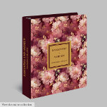 Chic Blush Burgundy Gold Wedding Keepsake Album Binder<br><div class="desc">Preserve your most cherished wedding memories with this breathtaking burgundy, blush, and gold boho floral wedding ring binder. Designed in an elegant watercolor style, this memory album is the perfect keepsake for storing photographs, guest notes, and mementos from your special day. The rich burgundy blooms, soft blush petals, and shimmering...</div>