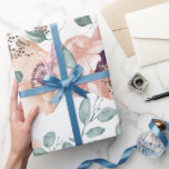 Chic Blush Floral Wedding Wrapping Paper<br><div class="desc">Chic Blush Floral Wedding Wrapping Paper.
View the collection link on this page to see all of the matching items in this beautiful design.</div>
