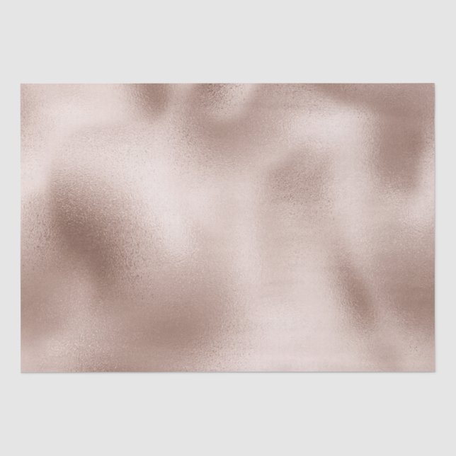 Chic Blush Rose Pink Glam Tissue Paper (Front)