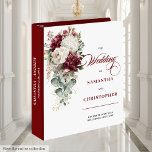 Chic Boho Burgundy Gold Wedding Memory Album Book Binder<br><div class="desc">✅ For matching items search 208W in my collections ✅ Keep your wedding memories beautifully organized with this boho wedding binder and memory album, featuring watercolor burgundy and white roses accented with shimmering gold leaves. Designed in a rich and romantic palette of burgundy, marsala, maroon, deep red, dark red, white,...</div>