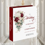 Chic Boho Burgundy White Rose Wedding Keepsake Binder<br><div class="desc">✅ For matching items search 208W in my collections ✅ Keep your wedding memories beautifully organized with this boho wedding binder and memory album, featuring watercolor burgundy and white roses accented with shimmering gold leaves. Designed in a rich and romantic palette of burgundy, marsala, maroon, deep red, dark red, white,...</div>
