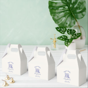 Chic Bonjour bebe baby shower Favor Box