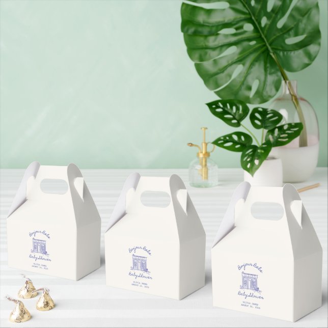 Chic Bonjour bebe baby shower Favor Box (Multiple)