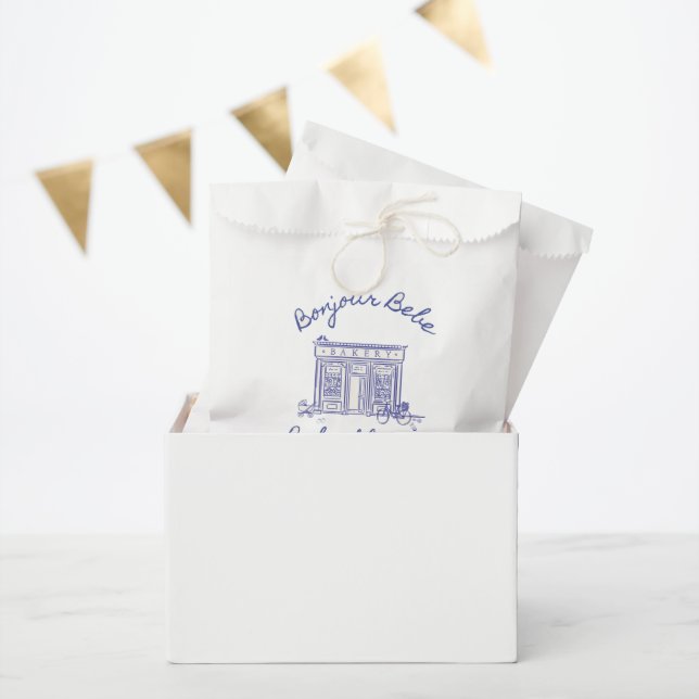 Chic Bonjour bebe baby shower Favour Bag (Party)