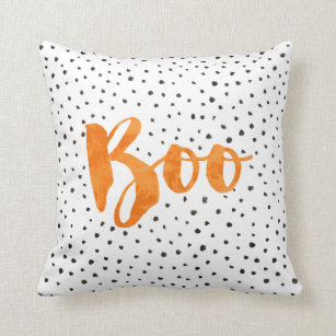 Chic Boo Halloween Dotted Pillow