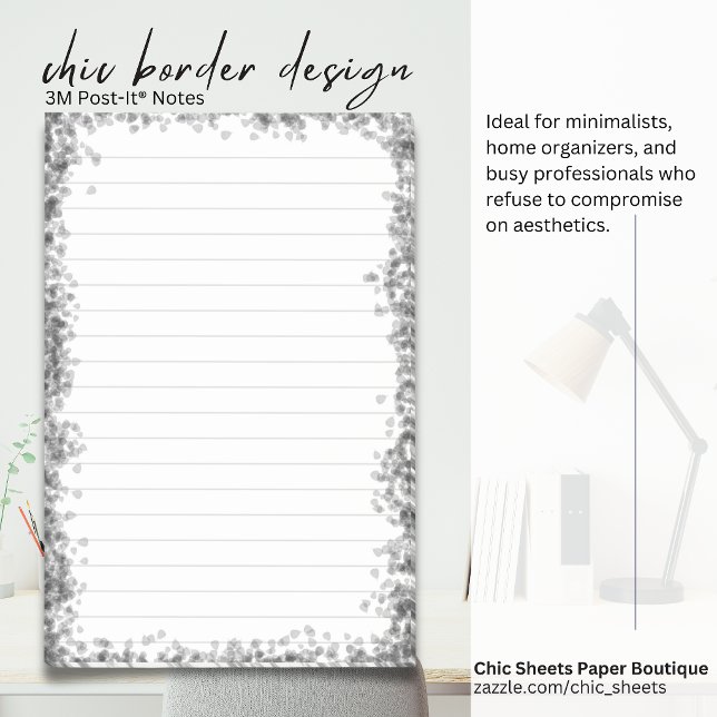 Chic Border Design 3M Post-it® Notes (Creator Uploaded)