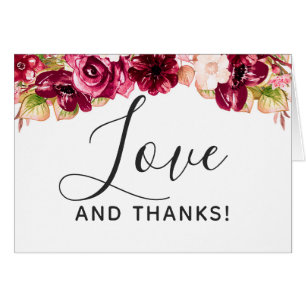 Chic Bourgogne vert & Merci rose pâle Photo