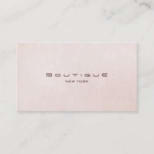 Chic Boutique Faux Carte de visite Linge Rose Clai