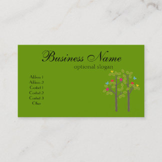 Chic Boutique Green Business Card