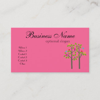 Chic Boutique Pink Business Card