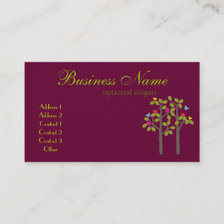 Chic Boutique Plum Business Card