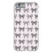 Chic Bow Pattern in Pastel Pink iPhone 6 Case