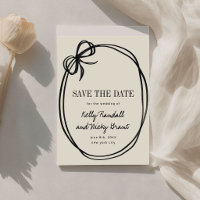 Chic Bow Tied Ribbon Wedding