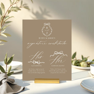 Chic Bows & Bowtie Sa Signature Boire Mariage