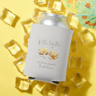 Chic Bread and Butter bridal shower Can Cooler