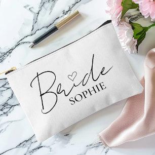 Chic Bridal Prep Pouch   Personalized with Name