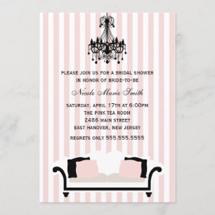 Chic Bridal Shower Invitation