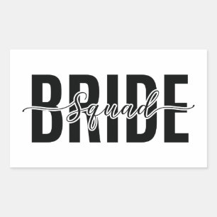 Chic Bride Squad Bachelorette Sticker