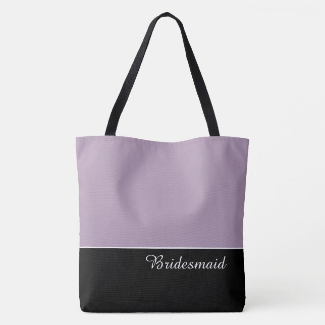 Chic Bridesmaid Tote Bag (Back)