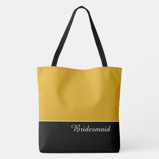 Chic Bridesmaid Tote Bag (Back)