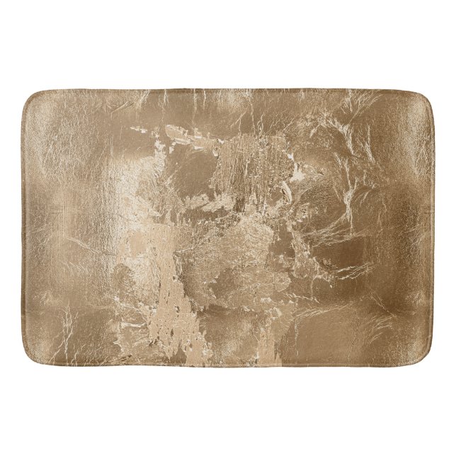Chic Bronze Gold    Bath Mat (Front)