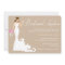 Chic Brown Modern Bride Posh Bridesmaid Luncheon