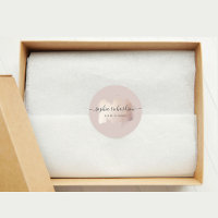 Chic Brush Stroke | Faux Rose Gold on Neutral Rose