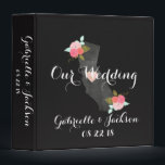 Chic California State Modern Wedding Photo Album Binder<br><div class="desc">Monogram California State Watercolor Floral & Heart Photo Album - Customize this chic California State Heart design it’s easy! Just CLICK “CUSTOMIZE” button to the right, and you can easily adjust the heart to the area of your home town city. Change the Background Colour, Add your personalized Text, Monogram name,...</div>