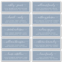 Chic Calligraphie Mariage Étiquettes de adresse in