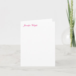 Chic calligraphie minimaliste nom personnalisé