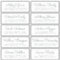 Chic Calligraphy Wedding Guest Address Labels