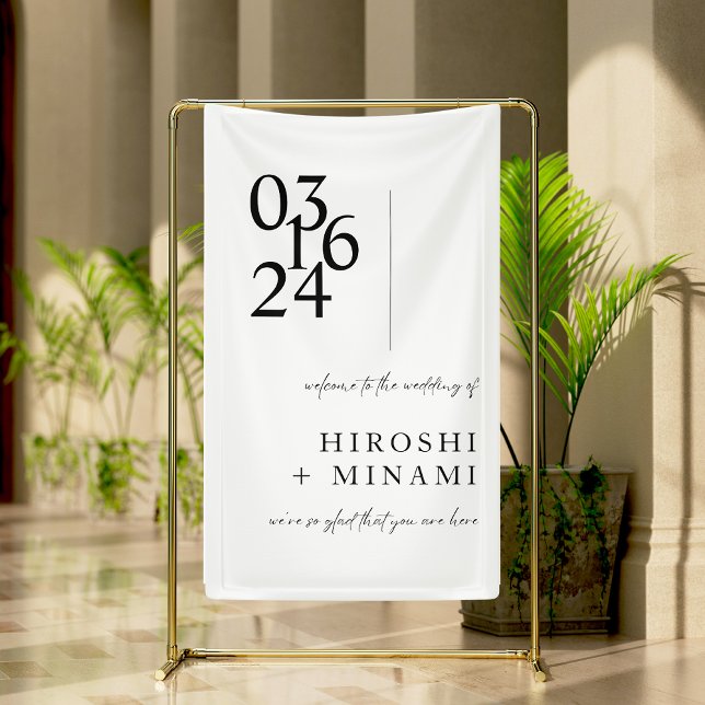 Chic Calligraphy Wedding Welcome Banner (Creator Uploaded)