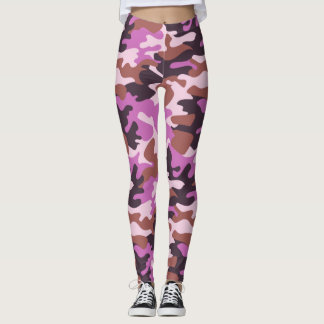 Chic Camouflage Khaki Pattern Leggings